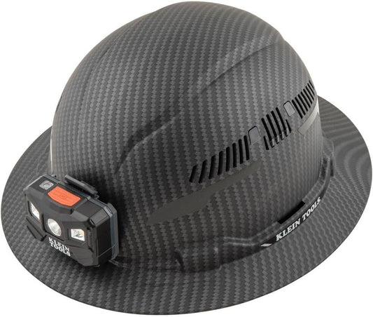 Durable PC/ABS Full Brim Hard Hat with Stylish KARBN Pattern for Professionals