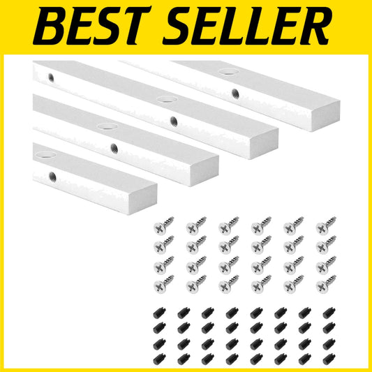 Aluminum 24" Miter Bar with Countersunk Holes - Versatile 4PK for Woodworking