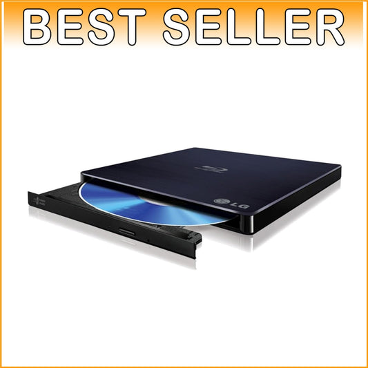 External LG Blu-ray Writer - Ultra-Slim, 6X Speed, USB 2.0, for Windows 10