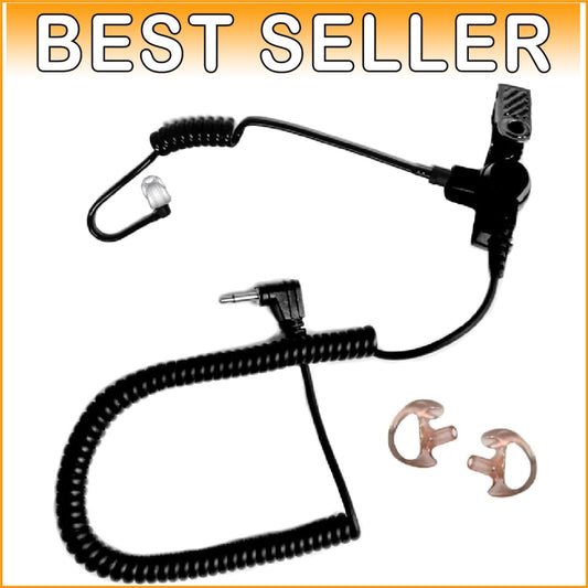 EP1089SC Professional Radio Communication Earpiece with Retractable Cable