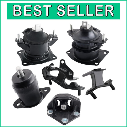 6-Piece Mounts Set - Reliable Replacement for 2003-2007 Honda Accord 3.0L V6