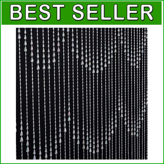 Adjustable 3FT x 6FT Beaded String Curtain – Charming Home Decoration