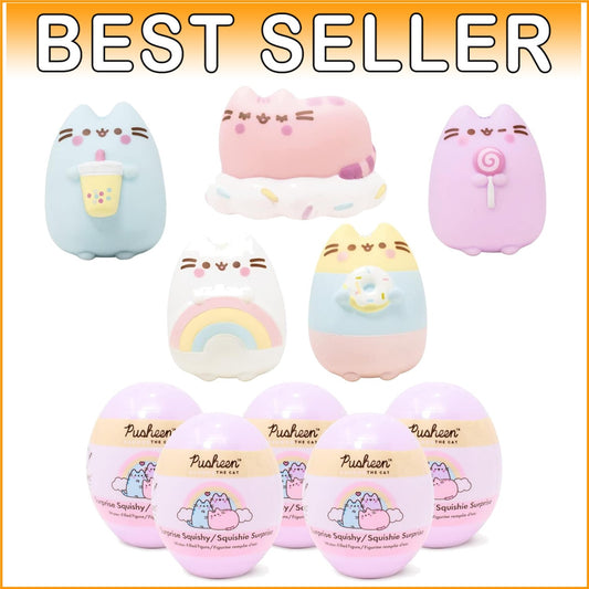 Cute & Collectible Pusheen Squishy Toys - 5 Unique Designs in a Surprise Capsule