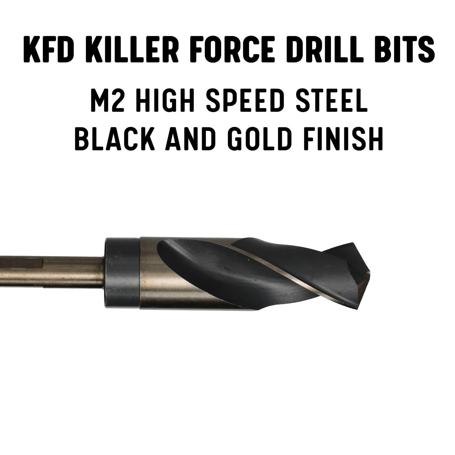 1-1/2" HSS Drill Bit with 1/2" Shank - Ideal for Stainless Steel Drilling