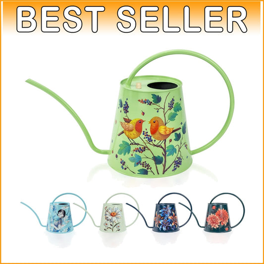 Beautiful Robin-Printed Stainless Steel Water Can - Ideal for Gift Giving