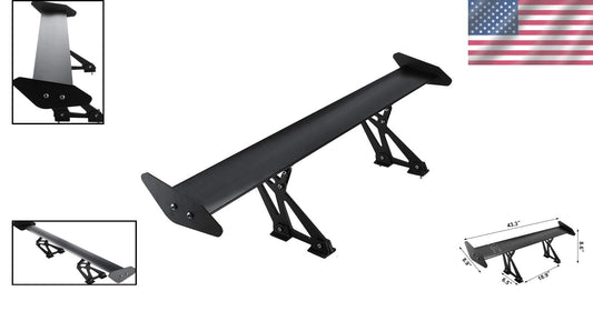 Adjustable GT Wing Spoiler in Lightweight Aluminum for Enhanced Car Performance