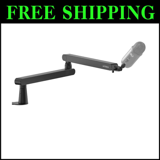 Versatile Microphone Arm with 360° Swivel and Cable Management for Creators