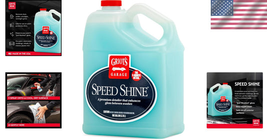 Quick Detailer for Cars - Streak-Free Shine Spray, 128oz, Safe for All Surfaces