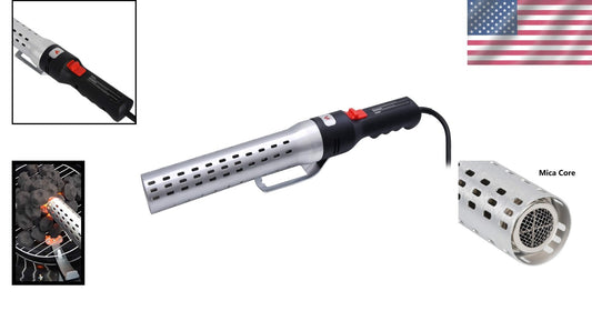 Ergonomic Electric Fire Starter - Ideal for Big Green Egg and Outdoor Grilling