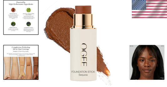 Sculpted Complexion Foundation Stick - Sequoia 13.5C Deep Auburn, 70% Organic