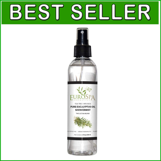 8oz Eucalyptus and Tea Tree Oil ShowerMist - Spa Quality Aromatherapy Experience