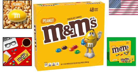 Individually Wrapped Milk Chocolate Candy, 1.74 oz Bags - Pack of 48 for Sharing