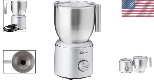 20oz Stainless Steel Milk Frother for Hot Chocolate - Effortless One-Button Use