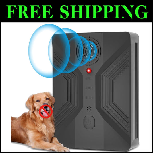 Compact 3-Mode Anti Barking Device for Effective Dog Training - USB Rechargeable