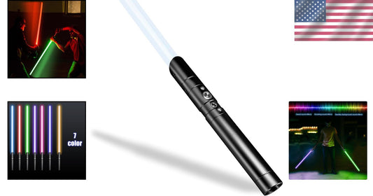 Metal Hilt 38-Inch Lightsaber with Sound Effects - Perfect for Cosplay & Dueling