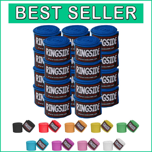 Durable Cotton Blend Boxing Hand Wraps - 10 Pair Pack for All Training Needs