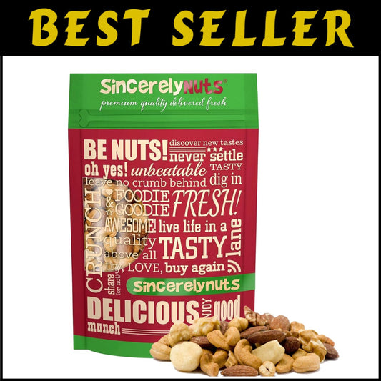 Vegan & Gluten-Free Roasted Mixed Nuts - Almonds, Cashews, Pecans & More