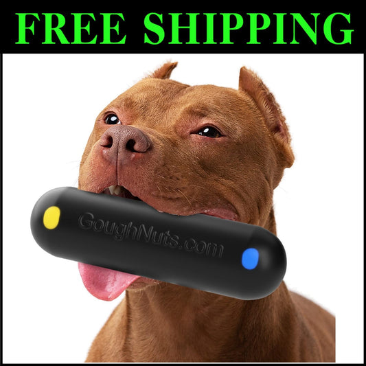 Virtually Indestructible Dog Chew Toy for Pit Bulls & German Shepherds - XL Size