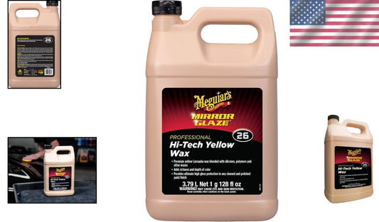 1 Gallon Meguiar's Hi-Tech Carnauba Wax - Ultimate Shine & Protection for Cars
