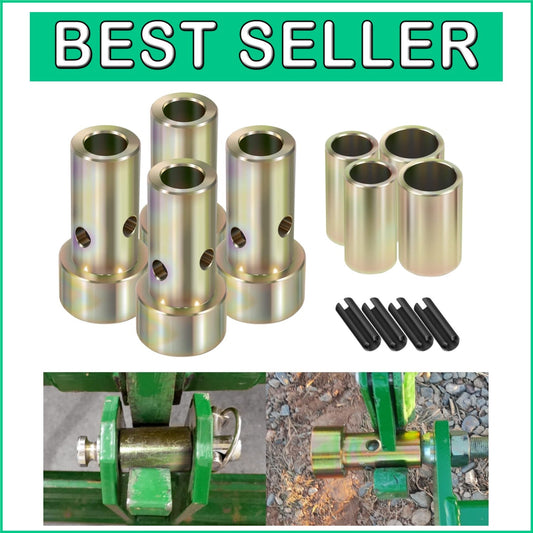 2 Pairs of Quick Hitch Adapter Bushings for Category 1 Tractor Implements
