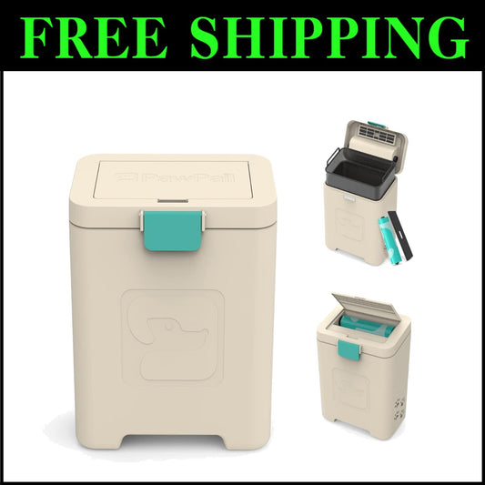 Odor-Controlling Dog Waste Station - UV & Weather Resistant with Mounting Option