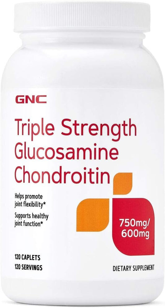 750mg Glucosamine & 600mg Chondroitin - Premium Joint Health Caplets, 120 Count