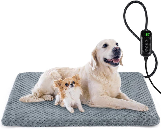 Washable Heating Pad for Pets with Timer Function & Chew Resistant Design