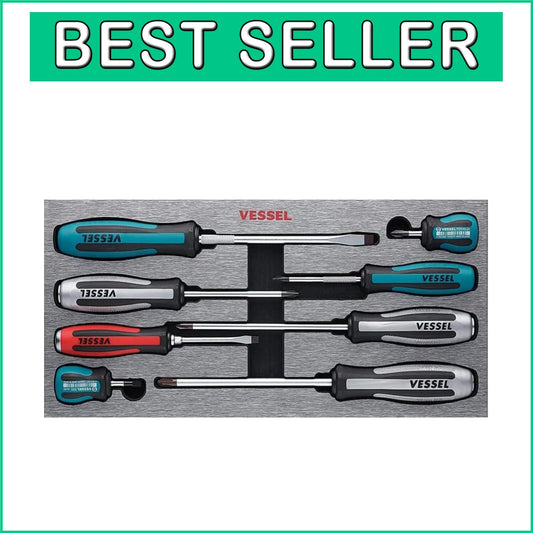 Philips Head 8-Piece Screwdriver Set with Foam Inlay - Comfort Meets Function