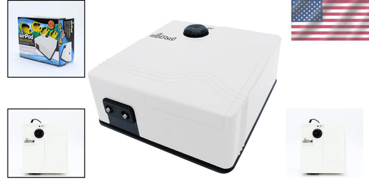 Ultra Quiet Aquarium Air Pump with Battery Backup - Safety for Fish Up to 55 Gal