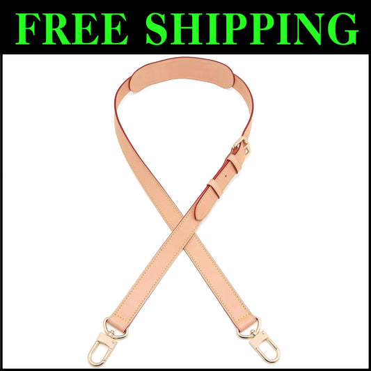 Patina Vachetta Leather Replacement Strap: Compatible with Keepall & Speedy Bags