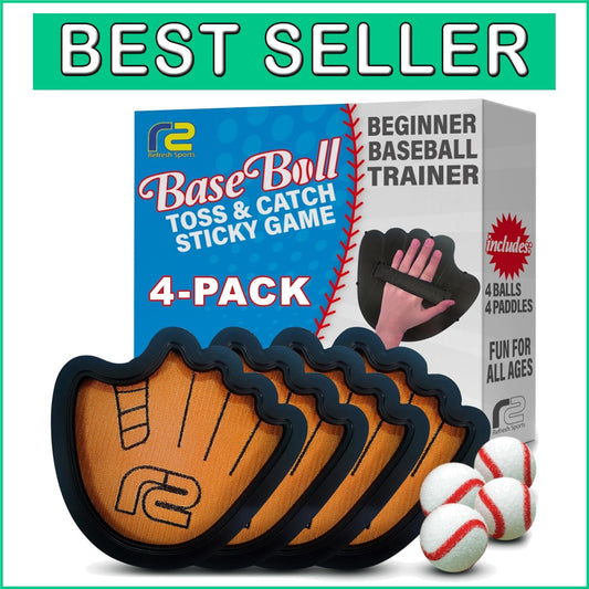 Engaging Toss and Catch Baseball Set - Perfect for Kids & Teens Outdoors