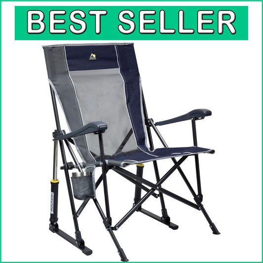 Lightweight RoadTrip Rocker Chair with Built-in Cupholder & Comfortable Backrest
