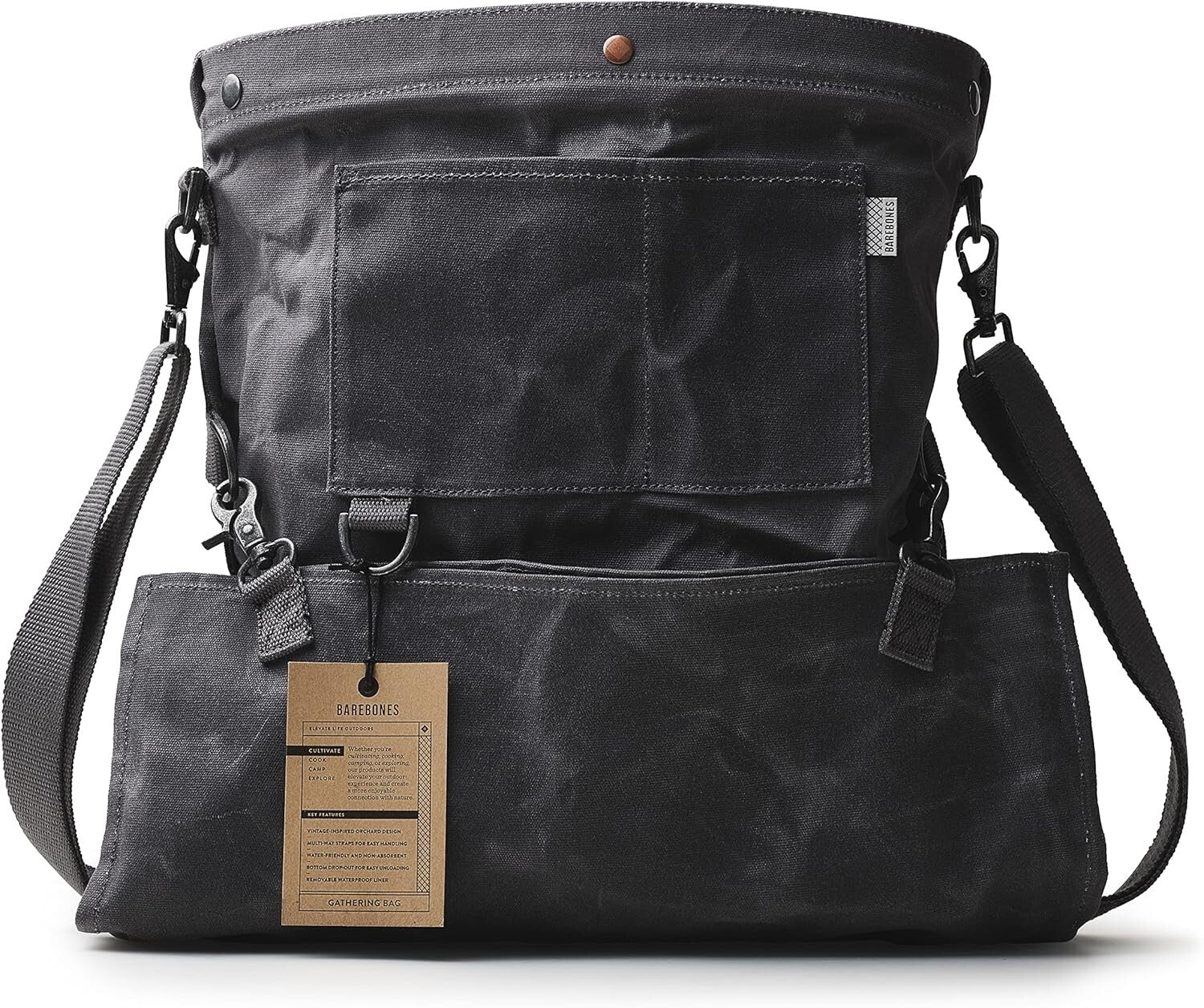 Water-Resistant Harvesting Tote - Spacious Multi-Purpose Garden Tool Bag