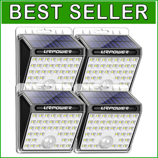 Durable 40 LED Solar Motion Sensor Flood Lights – Perfect for Garages and Patios