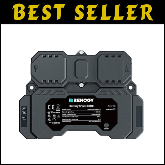 Versatile Remote Battery Monitor with Bluetooth – Track Voltage & Current Easily