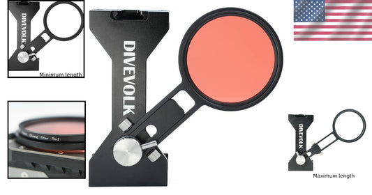 Enhance Your Underwater Photography with 67mm Red & Purple Filter Clamp Set
