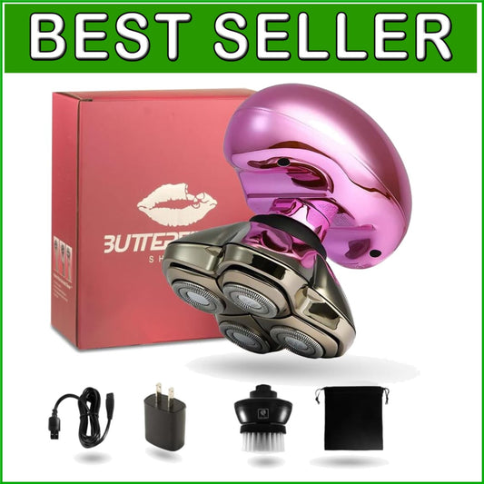 Butterfly Kiss Pro Pink: Ultimate Electric Shaver for Smooth Body, Legs, Bikini