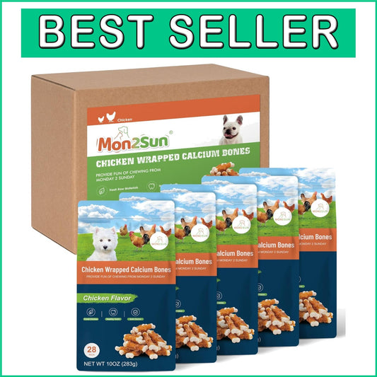 Delicious Calcium Bones for Small Breeds - 28 Count Rawhide-Free Dog Chews