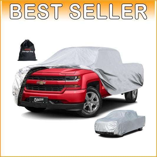 Extra Large Waterproof Truck Cover - Heavy Duty Sun and Rain Protection, 250 in