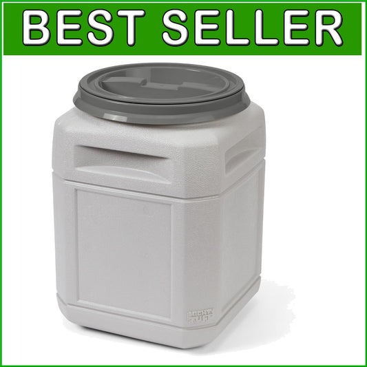 Versatile Airtight Pet Food Storage Container - 10 Gal Capacity with Scoop