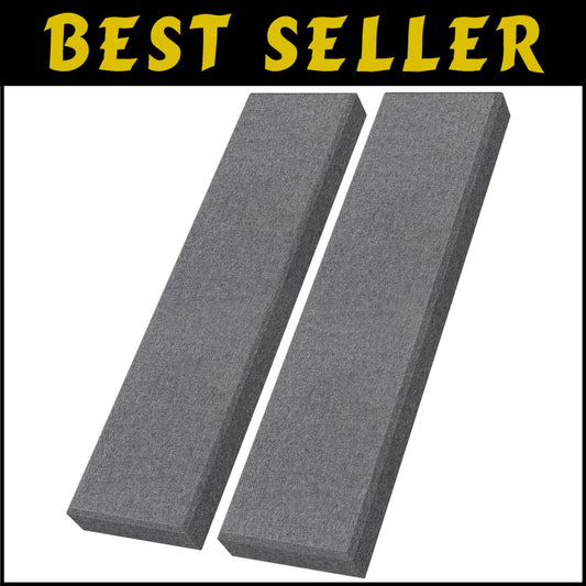 2 PCS Fiberglass Acoustic Panels - 48x12 Sound Absorbing for Studios and Offices