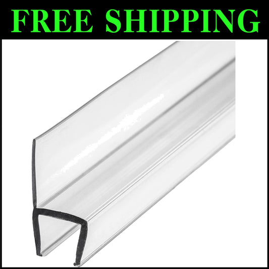 Customizable 78" Shower Door Seal Strip for 1/2" Glass - Quick, No-Glue Install