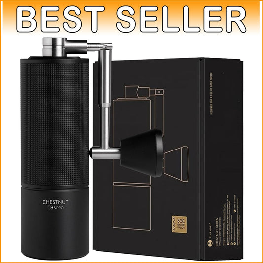 Durable Hand Coffee Grinder with Foldable Handle - Ideal for Camping & Outdoors
