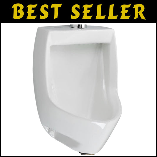 Ultra-Low Consumption White Bathroom Urinal for Commercial Applications