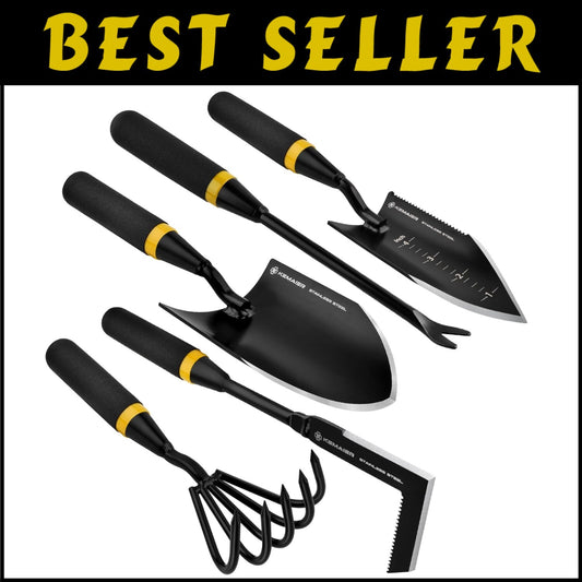 Ultimate 5-in-1 Gardening Tool Set - Precision Engineered Stainless Steel