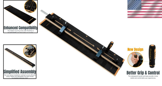 Durable Taper and Straight Line Jig for Woodworking Enthusiasts - 36" Miter Bar