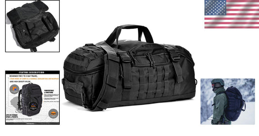 45L Multi-Functional Gym & Travel Bag: Tactical, Stylish & Comfortable Carrying
