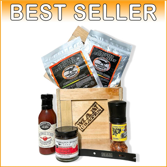 5 Delicious Bacon-Flavored Snacks Packaged in Fun Crate – Perfect Gifts for Him!