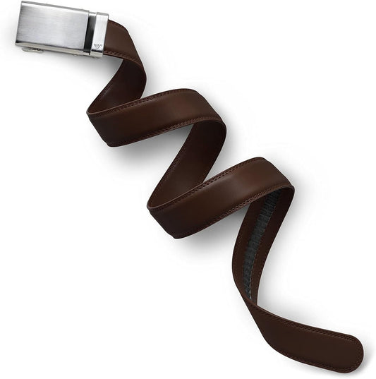 Fashion-Forward Men's Leather Belt - Removable Buckle, Buy a Belt, Feed a Family