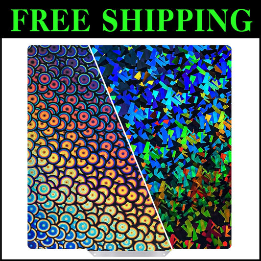 Upgraded 3D Printer 410x410mm PEI Sheet with Double-Sided Kaleidoscope Design